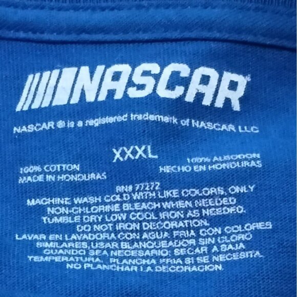 Nascar Shirt Mens Size XL Racing Daytona 500 Graphic Tee Vintage Blue - Picture 7 of 7
